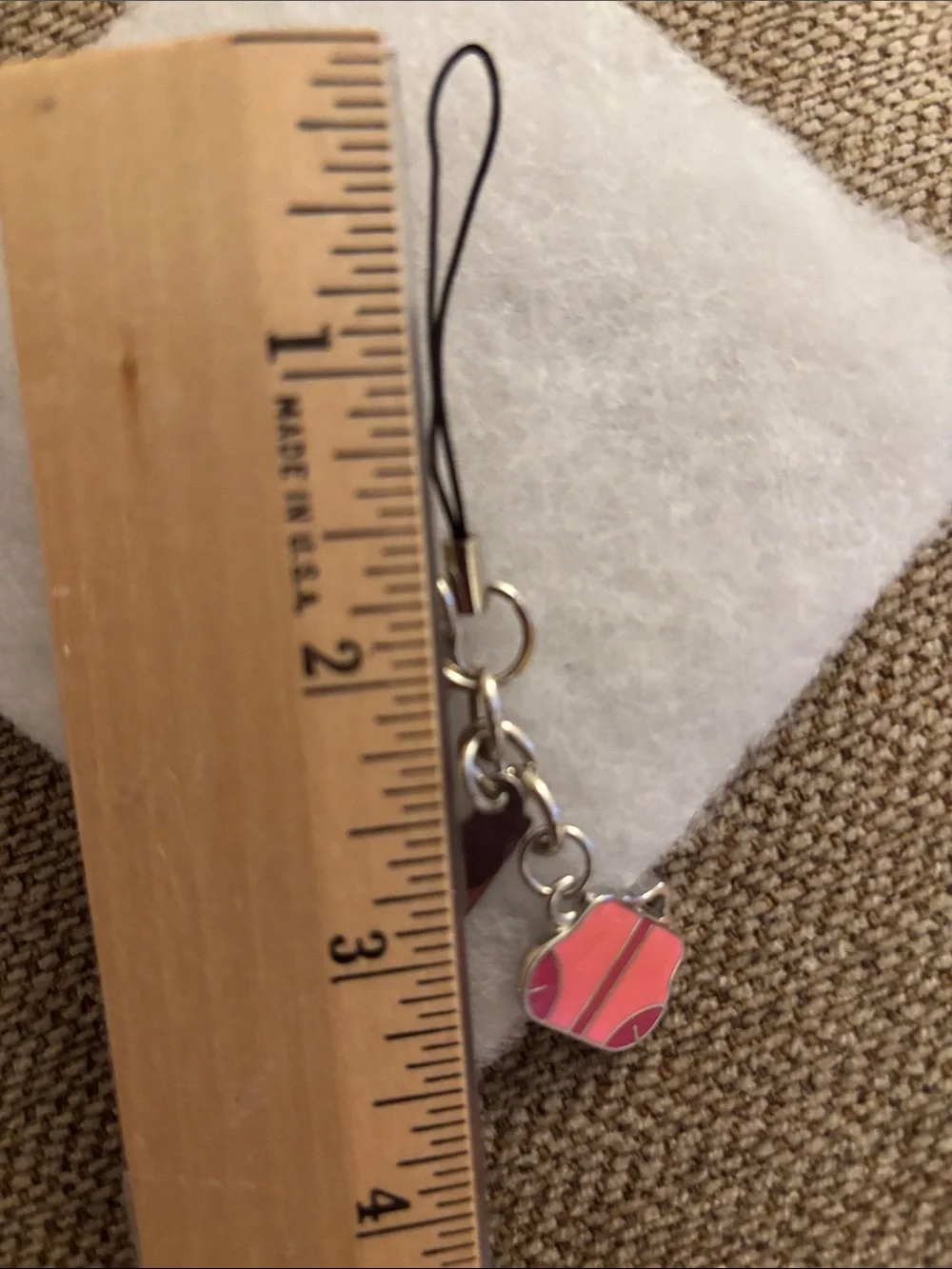 Coach Pink Enamel Shoe, Purse & Logo Key/Phone/Bag Charm